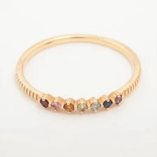 ete Colored stone Ring K10(YG) 0.7g