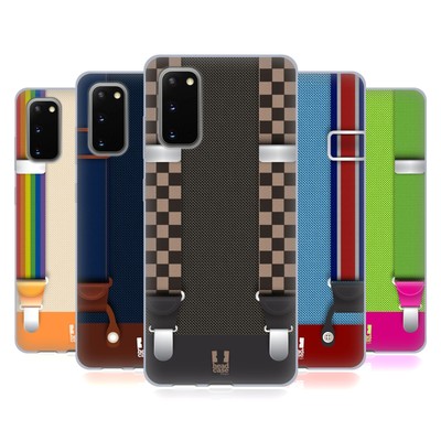 HEAD CASE DESIGNS SUSPENDERS SET 2 SOFT GEL CASE FOR SAMSUNG PHONES 1