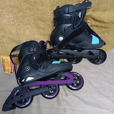 WOW!! K2 Kinetic Trio 100W  Womens Breast Cancer Awareness Inline Skates!! Sz 9