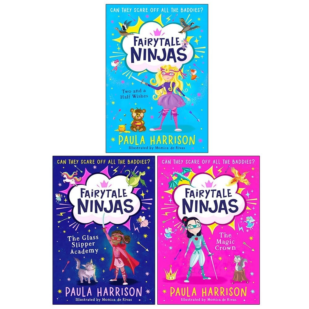 Fairytale Ninjas Series 3 Books Collection Set by Paula Harrison Magic Crown - Image 3