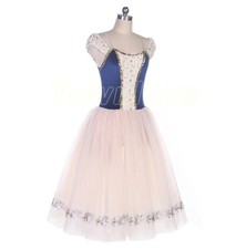 Ladies Off Shoulder Ballerina Dance Costume Ballet Dress Romantic Tutus Party