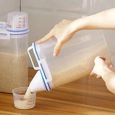 Airtight Food Storage Container Kitchen Pantry Dry Food Cereal Dispenser