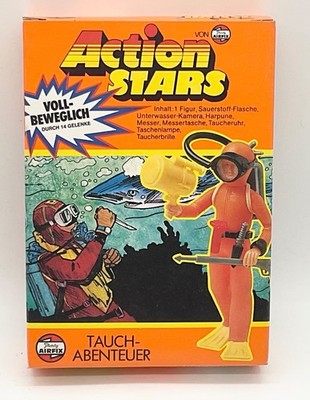 1976 Airfix Action Stars 410177 ,,Tauch-Abenteuer,, Vintage ,,NEU in OVP,,