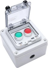 IP67 Waterproof Button Box Outdoor Green Red Instantaneous Switch Protective