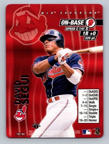 2001 MLB Showdown 1st Edition David Segui #136 card