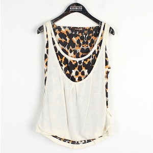 Roberto Cavalli Silk Layered Sleeveless Top Size 38