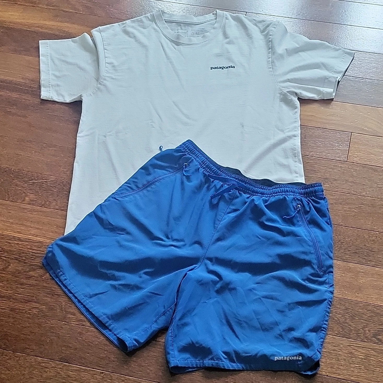 Patagonia Men’s T-Shirt and Shorts Lot Medium
Opens in a new window or tab