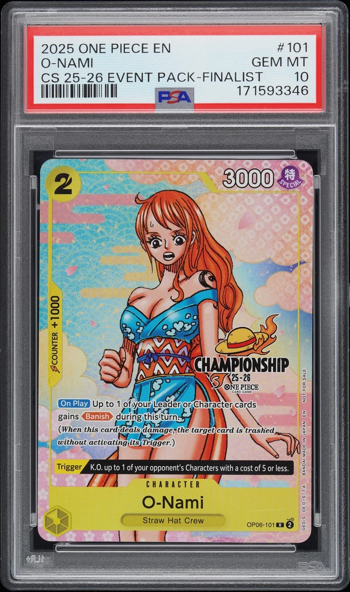 25+ O-Nami OP06-101 One Piece Promotion Cards for sale | Updated