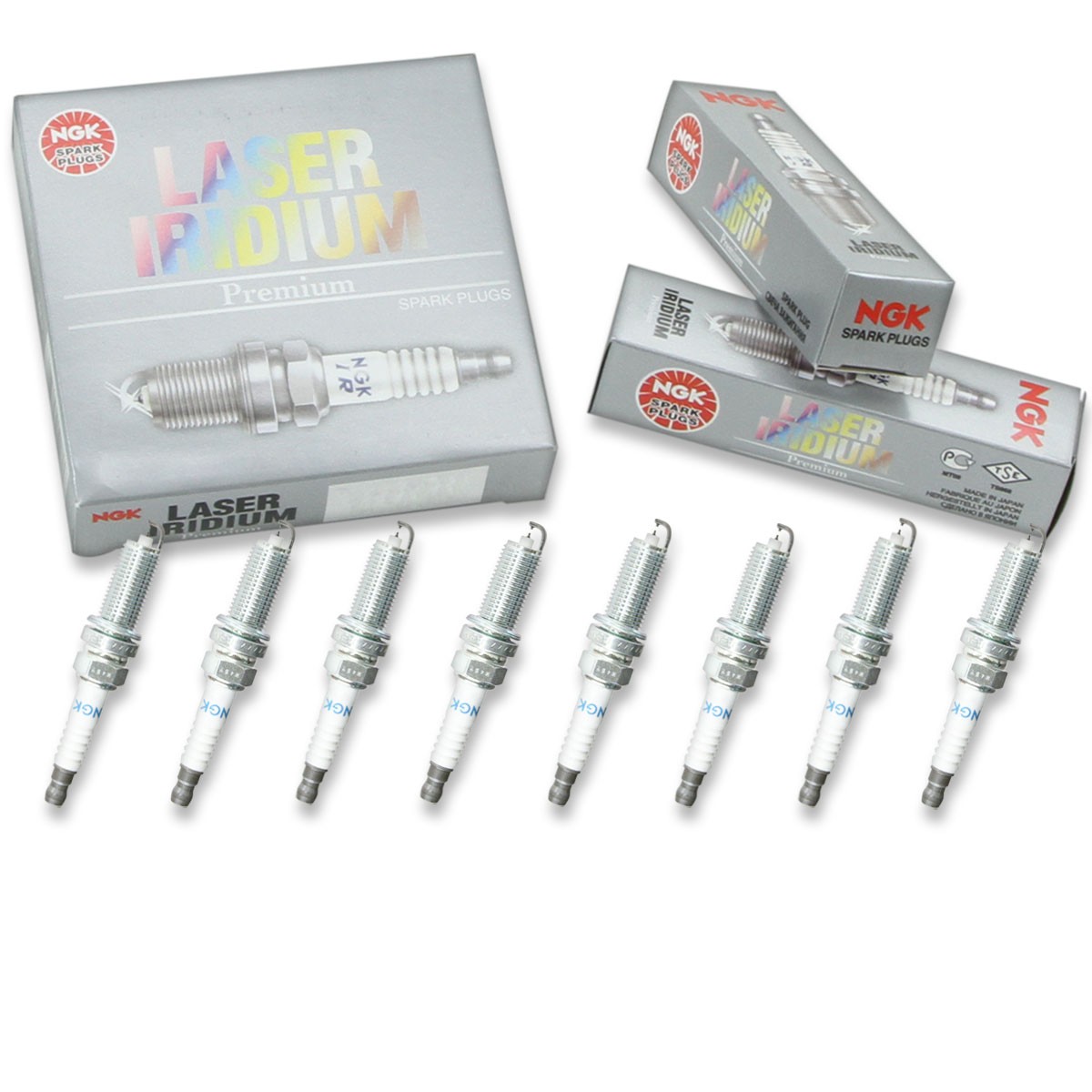 8 pc NGK Laser Iridium Spark Plugs for 2018-2020 Nissan NV2500 5.6L V8 fu