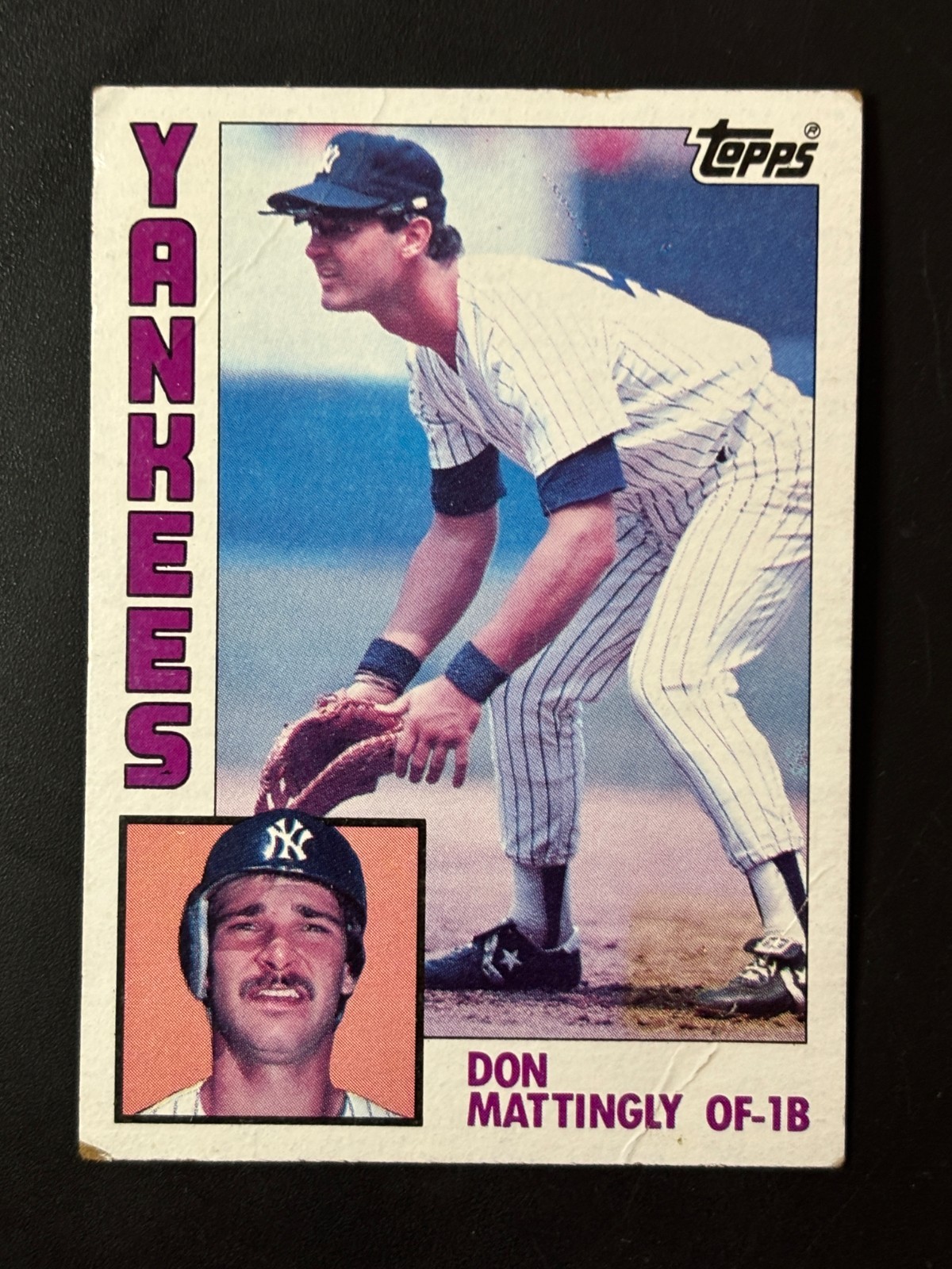 Vintage 1984 Topps #8 Don Mattingly Rookie New York Yankees HOF RC VG 1A