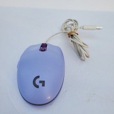 Logitech Wired G203 USB Optical Gaming Mouse Purple with Programmable Buttons