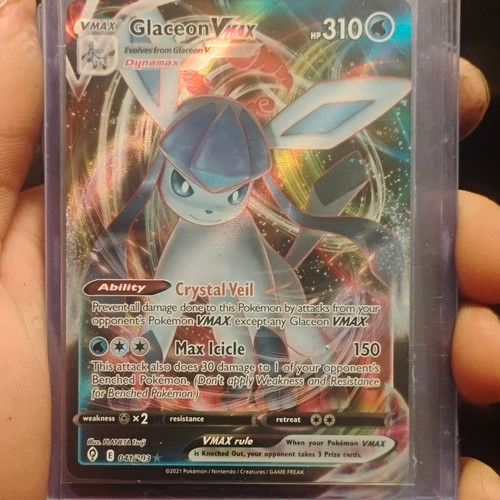 Glaceon VMAX 041/203 Evolving Skies Holo Ultra Rare 310 HP