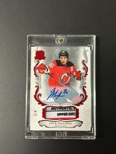 2023-24 Upper Deck The Cup Jack Hughes Red Tag Auto /4