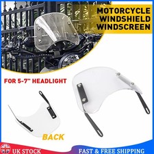 Universal Motorcycle Front Headlight Windshield Screen Deflector windscreen UK