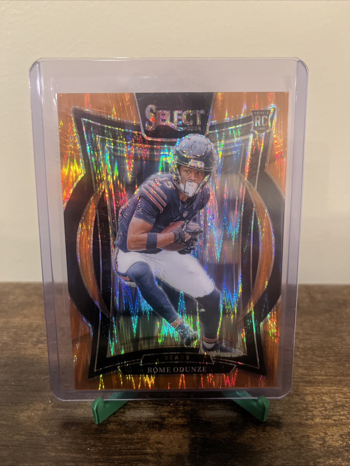 2024 Select Football #3 Rome Odunze RC Concourse Orange Shock Rookie SP /499