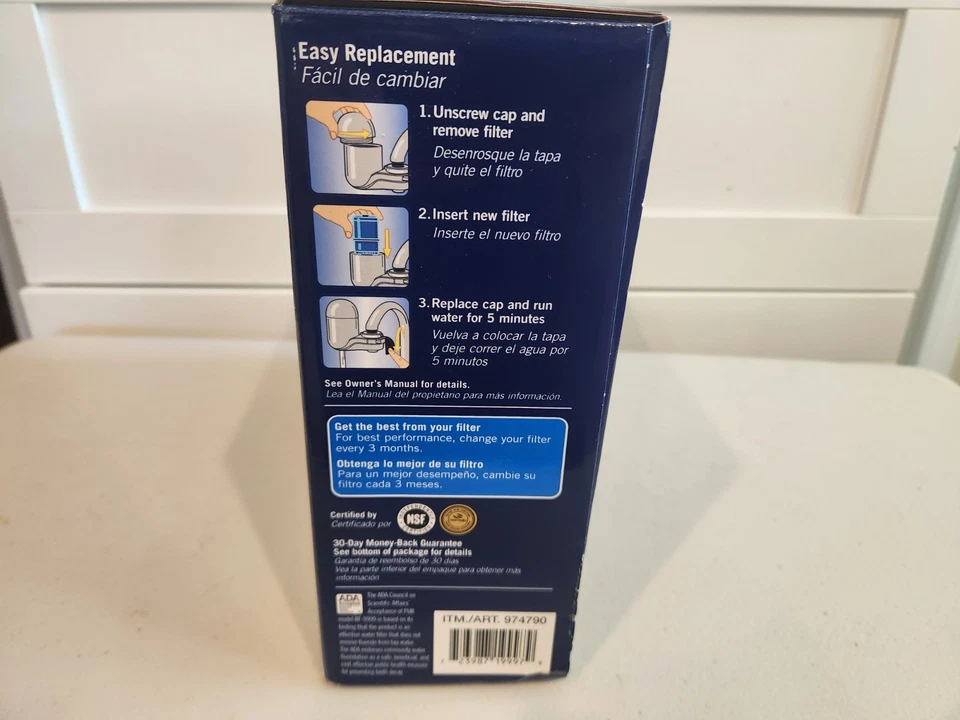 7 PACK: Genuine PUR MAXION Water Faucet Filter Replacement RF-9999 Mineral Clear - Image 2 of 4