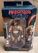 MOTU Masters of The Universe Chronicles Deluxe HE-MAN Premium Variant Figure