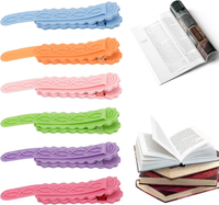 6 StüCk Automatisches Lesezeichen, Bookmark Aus Silikon, Bequeme Lesezeichen Mit