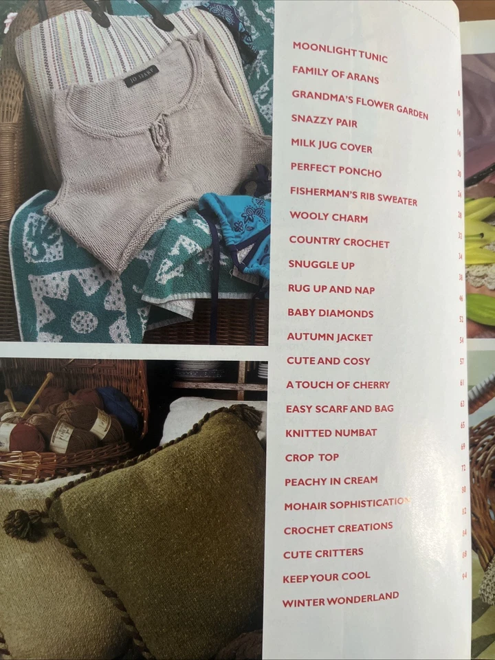 Knitting & Crocheting Magazine No 2 & Patons Crochet Tank 0025 Patterns - Image 3 of 4