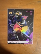 2021 Panini Chronicles Draft Picks Recon Kwity Paye #130 Pink (RC)