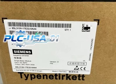 6SL3120-1TE32-0AA4 1PCS NEW Siemens 6SL3 120-1TE32-0AA4 PLC Module Fast delivery