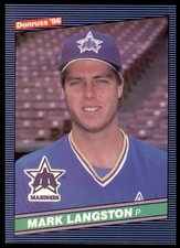 1986 Donruss #118 Mark Langston Mariners