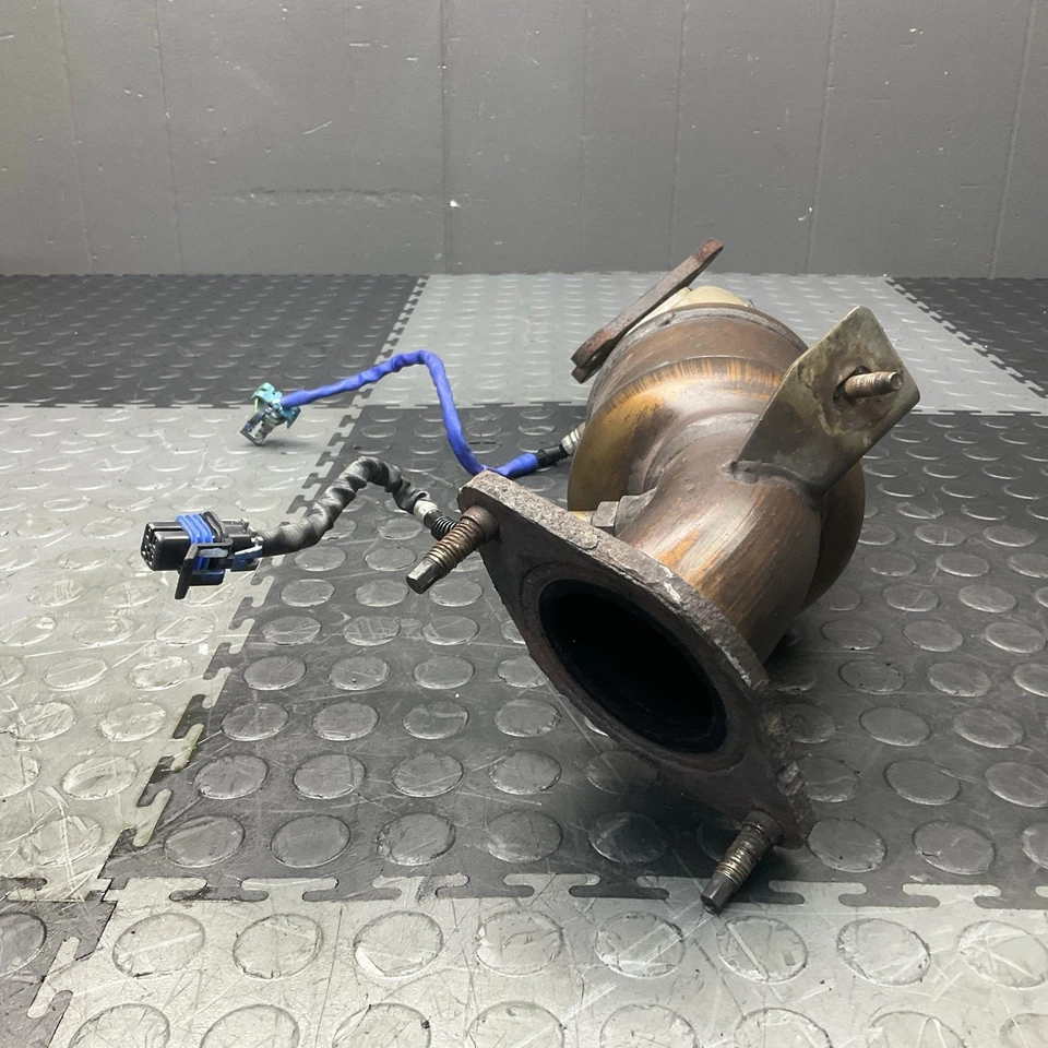 2013-2018 Cadillac ATS 3.6L Left Exhaust Catalytic Converter Pipe W/ Sensors OEM - Image 3 of 4