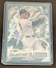 2026 Bowman Electric Sluggers Aaron Judge Insert Yankees MVP Power Hitter