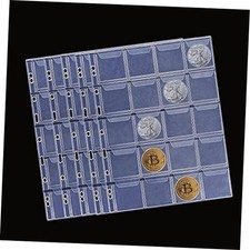 20-Pocket Coin Sleeves - PVC Free - 1.77" - 20 Pocket Binder Holders