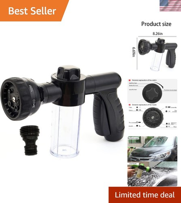 #ad #ad 8 in 1 Adjustable Foam Gun Versatile High Pressure Sprayer for Cars amp; Gardens $25.99
