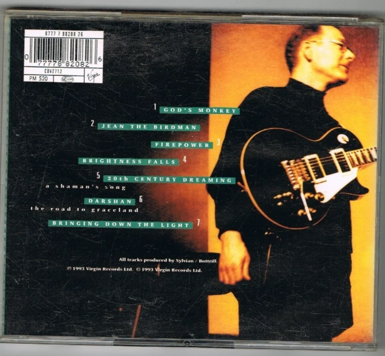 CD -David SYLVIAN & Robert FRIPP - THE FIRST DAY - german Press + PROMO SHEET - Bild 3 von 3