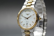 [Casi COMO NUEVO] Reloj Longines Conquest L1.615.3 esfera blanca día/fecha cuarzo para hombre