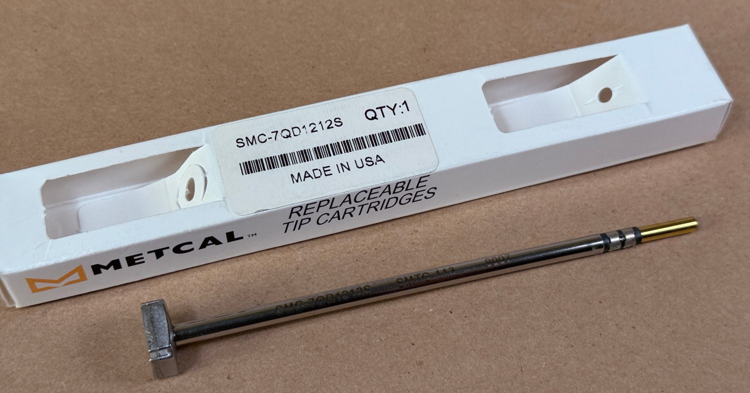 NEW Metcal SMC-7QD1212S - SMC Rework Cartridge, Quad, PLCC-28, 700 Series