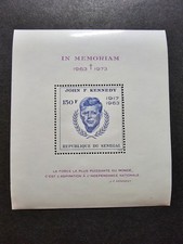 Stamp Senegal The Death Of President Kennedy No. 11 Mint ** Luxury MNH 1973