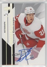 2018-19 Upper Deck Premier Rookie Silver Spectrum Dennis Cholowski #55 Auto av1