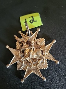 Vintage Knights Of Columbus Maltese Cross Pendant 