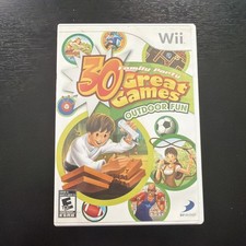 30 Great Games Outdoor Fun for Wii Authentic Tested with Case CIB