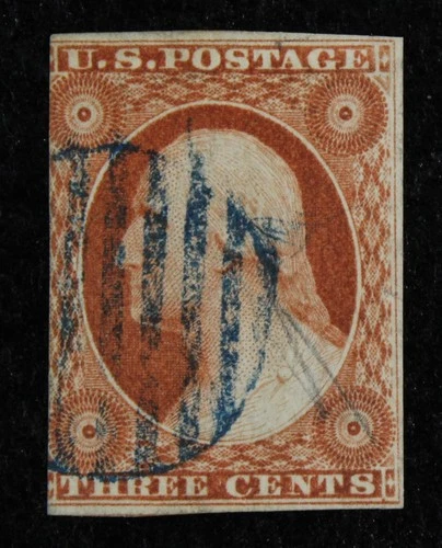 CKStamps: US Stamps Collection Scott#10 3c Washington Used
