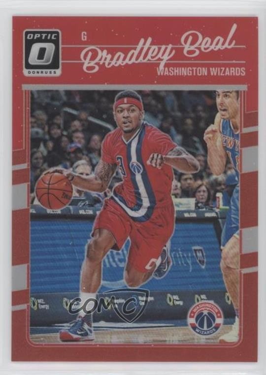 2016-17 Panini Donruss Optic Red Prizm 36/99 Bradley Beal #143 5ir