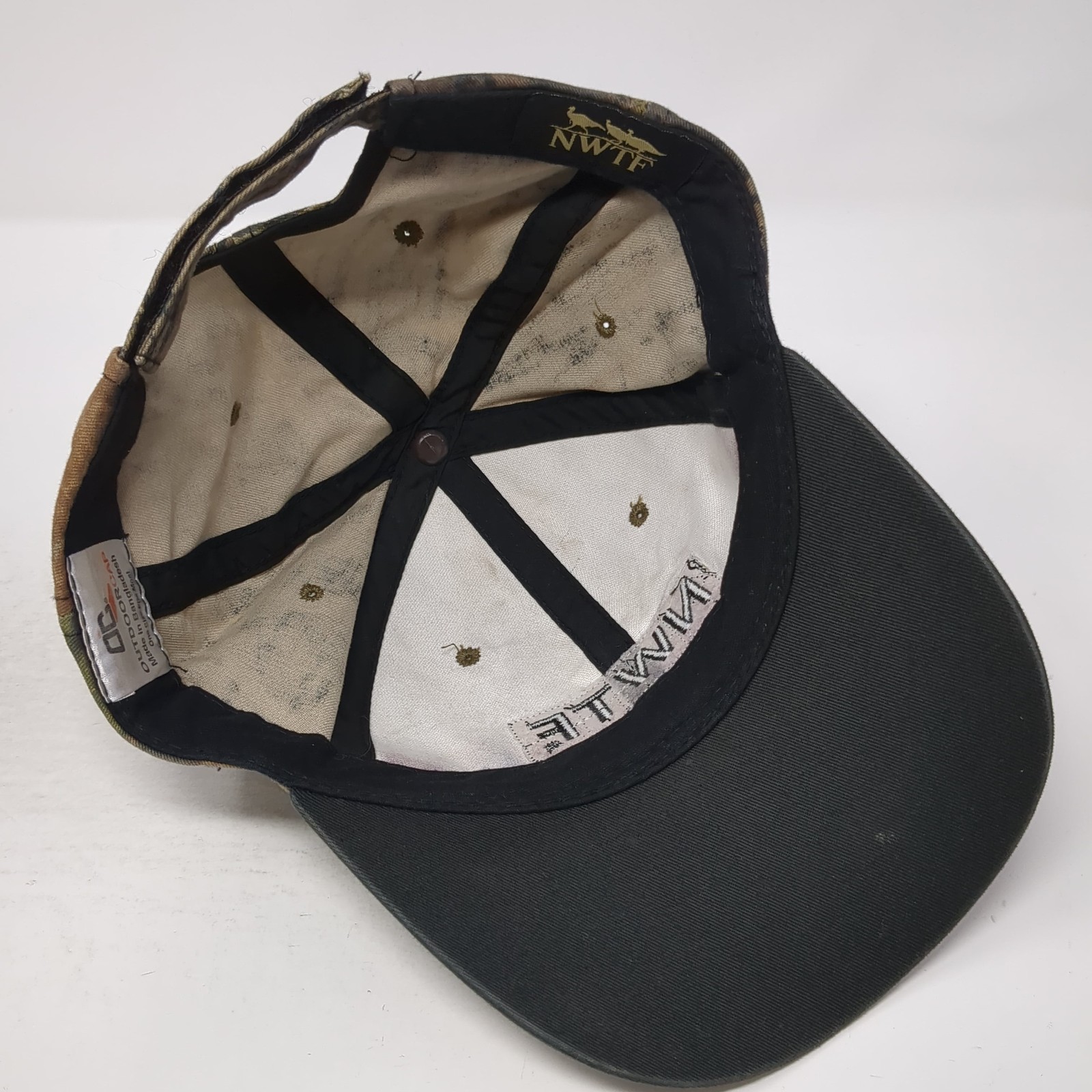 NWTF Patch Strapback Hat Multicolor One Size Camo… - image 7