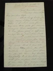 CIVIL WAR FRONT ROYAL VIRGINIA UNION SOLDIER LETTER- HE LOVES GENERAL BANKS!