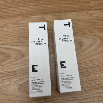 NEU! 42  2x THE HYDRA SERUM Collagen Boosting Skin Hydration 50ml Boxed