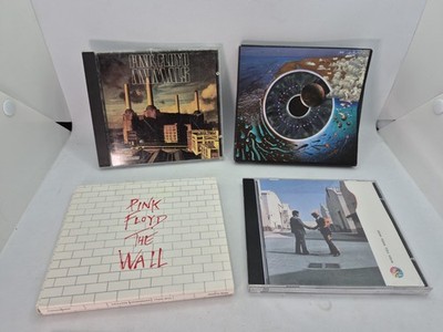 Pink Floyd CD Lot 4 Albums The Wall Pulse Animals Wish You Were Here Excellent