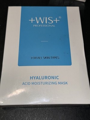 WIS Moisturizing Masks Hyaluronic Acid 24 Count All Skin Types Face Sealed New