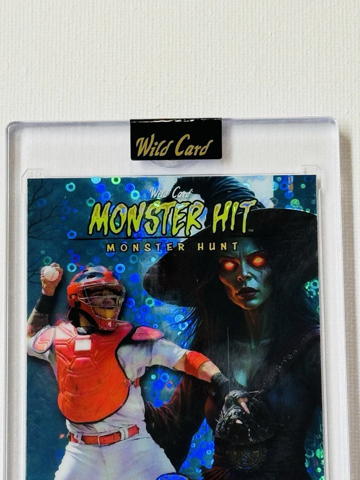 Yadier Molina 1/1 2025 Wild Card Haunted Hits Blue Witch Disco One #MHWH — 第 4/4 张图片