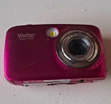 Vivitar ViviCam X052 Pink Compact Digital Camera 10-11.9MP 2.4" USB Flash