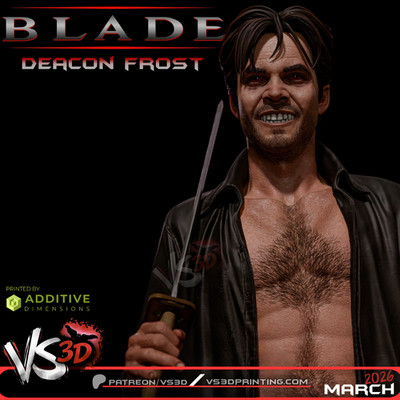 Deacon Frost by VS3D FAN ART Figur Statue 1:6 Resin 3D Printed DIY Model Kit