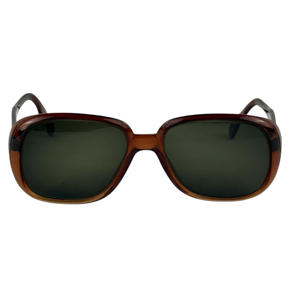Gafas de sol vintage años 80 silueta marrón mod 2013 Col 2044 hechas en Austria Foto 2 de 4