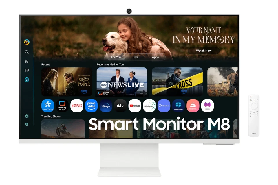 32" M80B 4K UHD Smart Monitor with Streaming TV and SlimFit Camera Included - Image 2 of 4