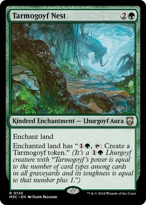 mtg card types for tarmogoyf [187] [Ultimate Masters] [Foil] – Face to Face Games Tarmogoyfs power is equal to the number of card types among cards in all graveyards and its toughness is equal to that number plus 1. Future Sight Tarmogoyf MTG Singles